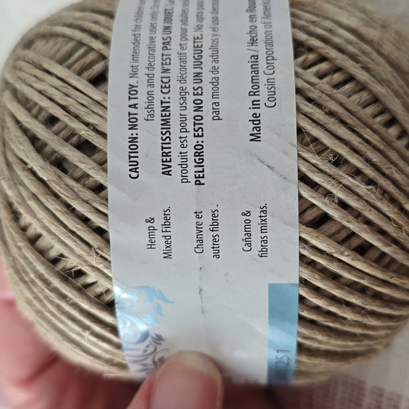 Cousin Corporation Natural Hemp Cord - NWT - Picture 3 of 7